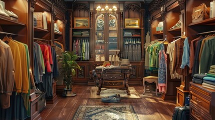 Luxurious Clothing Store Interior