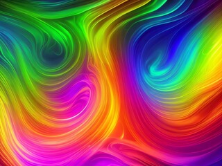 Obraz premium A futuristic and vibrant background of an abstract glowing layers