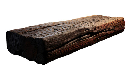 Fototapeta premium A single piece of rustic wooden plank