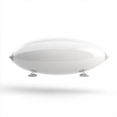 Naklejka premium Blimp Isolated