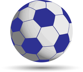 Fototapeta premium Football vector. Soccer ball icon. Football sports symbol. World soccer championship.