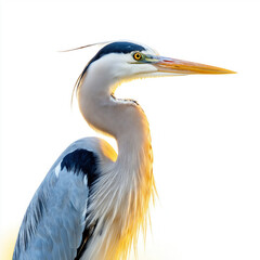 Great Blue Heron Isolated