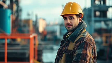 Obraz premium skilled construction worker with a level, demonstrating expert craftsmanship and the essential role of accurate measurements in renovations