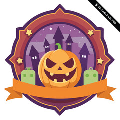 Halloween concept illustration design 