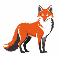 Fox Black vector silhouette
