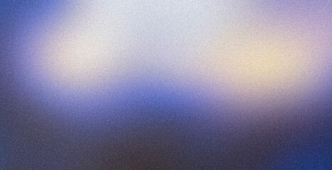Dark lilac-blue abstract background with yellow spots, color gradient, bokeh, rough texture, grainy noise.