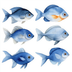 Naklejka premium Shoal Isolated