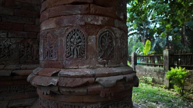 Goaldi mosque entrance, Dhaka Division, Sonargaon, Bangladesh