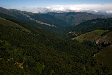 Naklejka premium Landscape in Cantabrian mountains, Spain