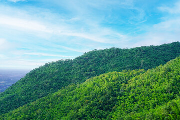 Obraz premium View Point Tat Mok National Park, Mueang Phetchabun District, Phetchabun Province, Thailand.