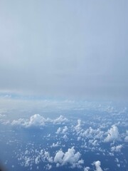 Sky taken on an airplane 