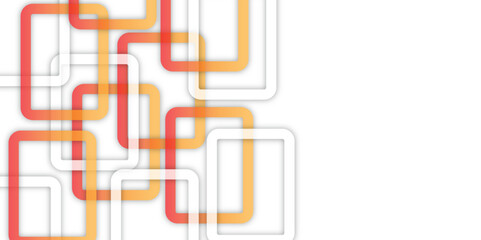 Abstract geometric background with soft light. 3d realistic papercut decoration textured with wavy layers. seamless rectangle. Abstract background with black and white tone of many square, rectangles.