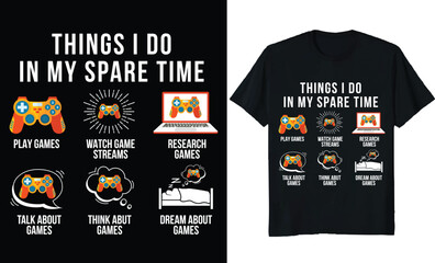 gaming t-shirt design