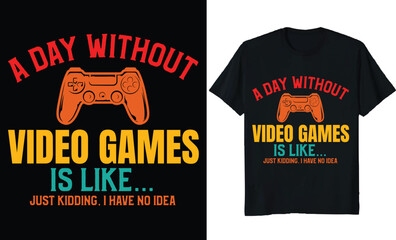 gaming t-shirt design