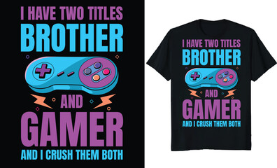 gaming t-shirt design