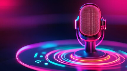 Voice UI prototyping tool, glowing voice command visualizations, holographic feedback loops, futuristic UX interface