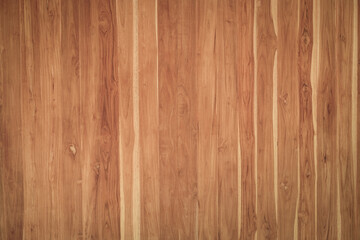 Naklejka premium Empty brown wood wall, abstract wood background and texture. patterns, old, ancient, space for work, vintage wallpaper, close up.