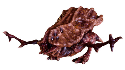 3D Rendering Fantasy Creature on White