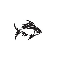 fish in cartoon, doodle style . Image for t-shirt, web, mobile apps and ui. Isolated 2d vector illustration in logo, icon, sketch style, Eps 10, black and white. AI Generative