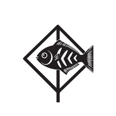 fish in cartoon, doodle style . Image for t-shirt, web, mobile apps and ui. Isolated 2d vector illustration in logo, icon, sketch style, Eps 10, black and white. AI Generative
