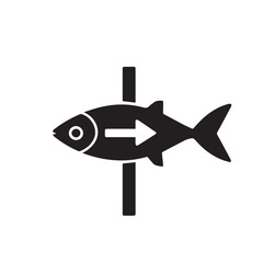 fish in cartoon, doodle style . Image for t-shirt, web, mobile apps and ui. Isolated 2d vector illustration in logo, icon, sketch style, Eps 10, black and white. AI Generative