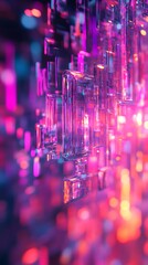 Obraz premium a abstract neon background