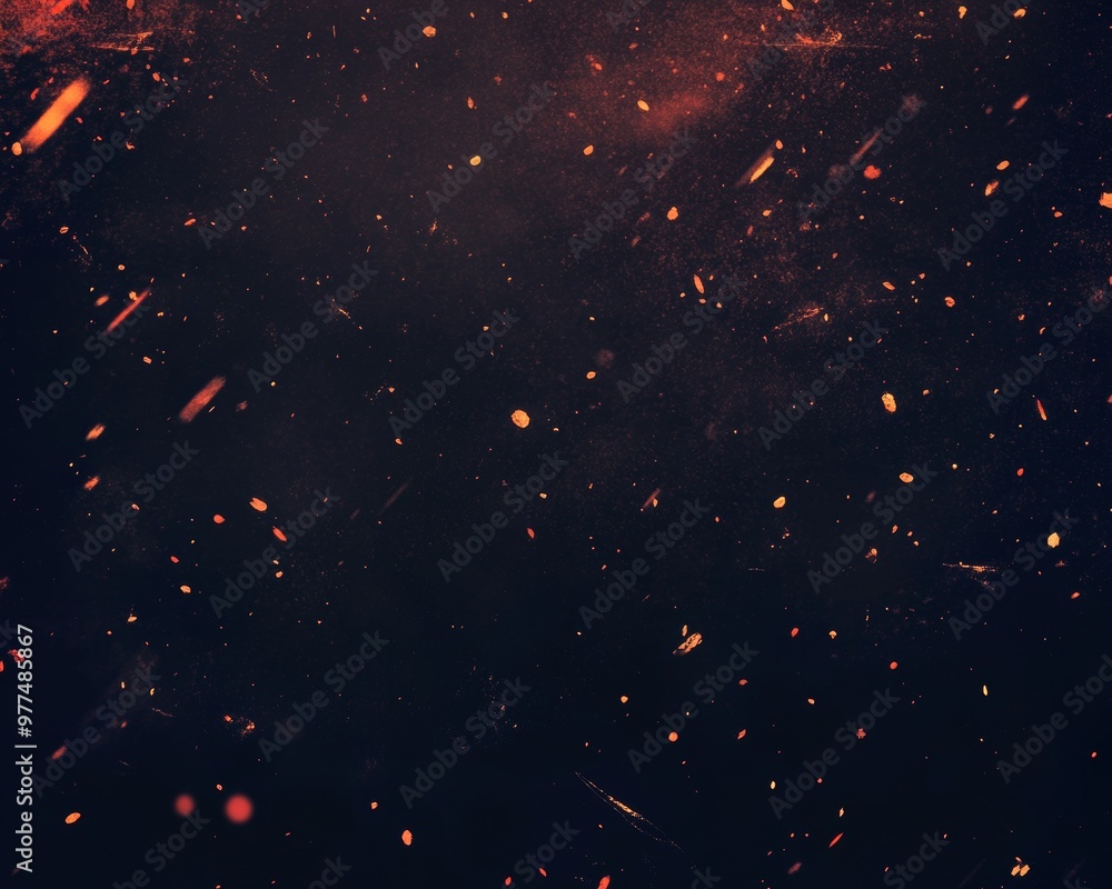 Poster Retro film photography effect with a blank grained and scratched texture background