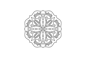 大人の塗り絵　曼荼羅01