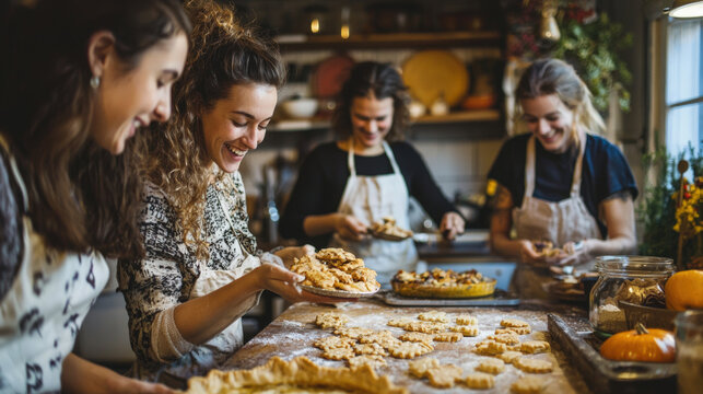 Friends Baking Images Browse 40 206 Stock Photos Vectors and Video Adobe Stock