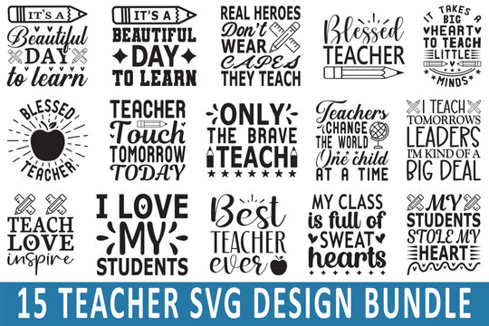 Teacher SVG Design Bundle, teacher svg design, svg, teacher, svg files, svg cut files, teacher life svg, teachers svg,
funny teacher svg, teacher strong svg,  teacher svg quotes, eps file, teacher bea