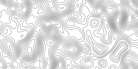 Topographic contour map. Vector cartography illustration. Map in Contour Line Light topographic topo contour. Illustrations of maps Abstract Geometric.
