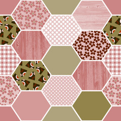 Vector - raute geometrical template seamless pattern.