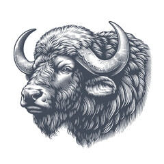 buffalo vector illustration