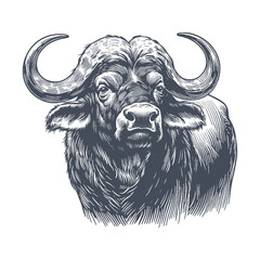 buffalo vector illustration