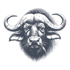buffalo vector illustration