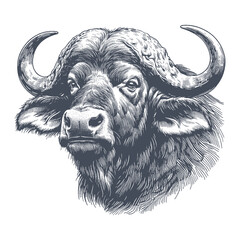 buffalo vector illustration