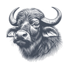 buffalo vector illustration