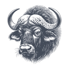 buffalo vector illustration