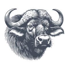 buffalo vector illustration