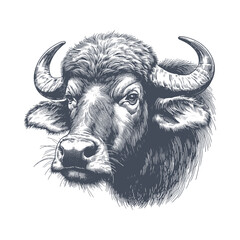 buffalo vector illustration