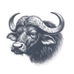 buffalo vector illustration