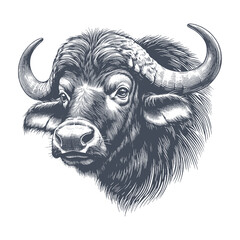 buffalo vector illustration