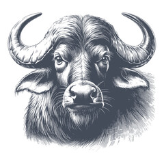 buffalo vector illustration