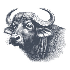 buffalo vector illustration