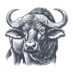 buffalo vector illustration