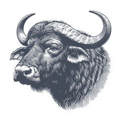 buffalo vector illustration