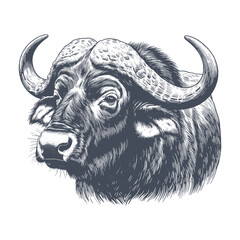 buffalo vector illustration
