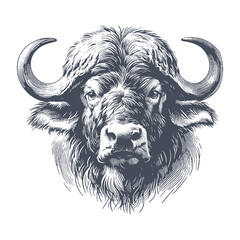 buffalo vector illustration