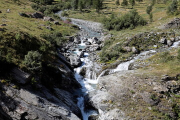 The Rhemes Valley in the Gran Paradiso National Park. Aosta Valley, Italy.
