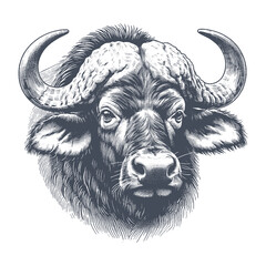 buffalo vector illustration